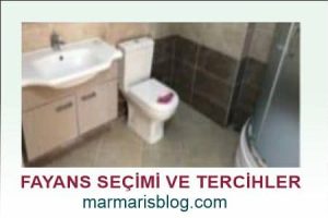 Fayans Seçimi